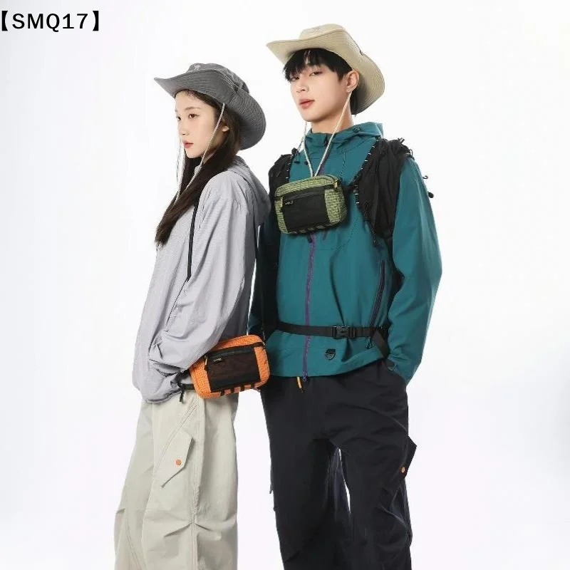 Ultralight Waterproof Fiber Waist Pack Multi-pocket Outdoor Waist Bag For Running Cycling Camping Sling Bag Chest Bag