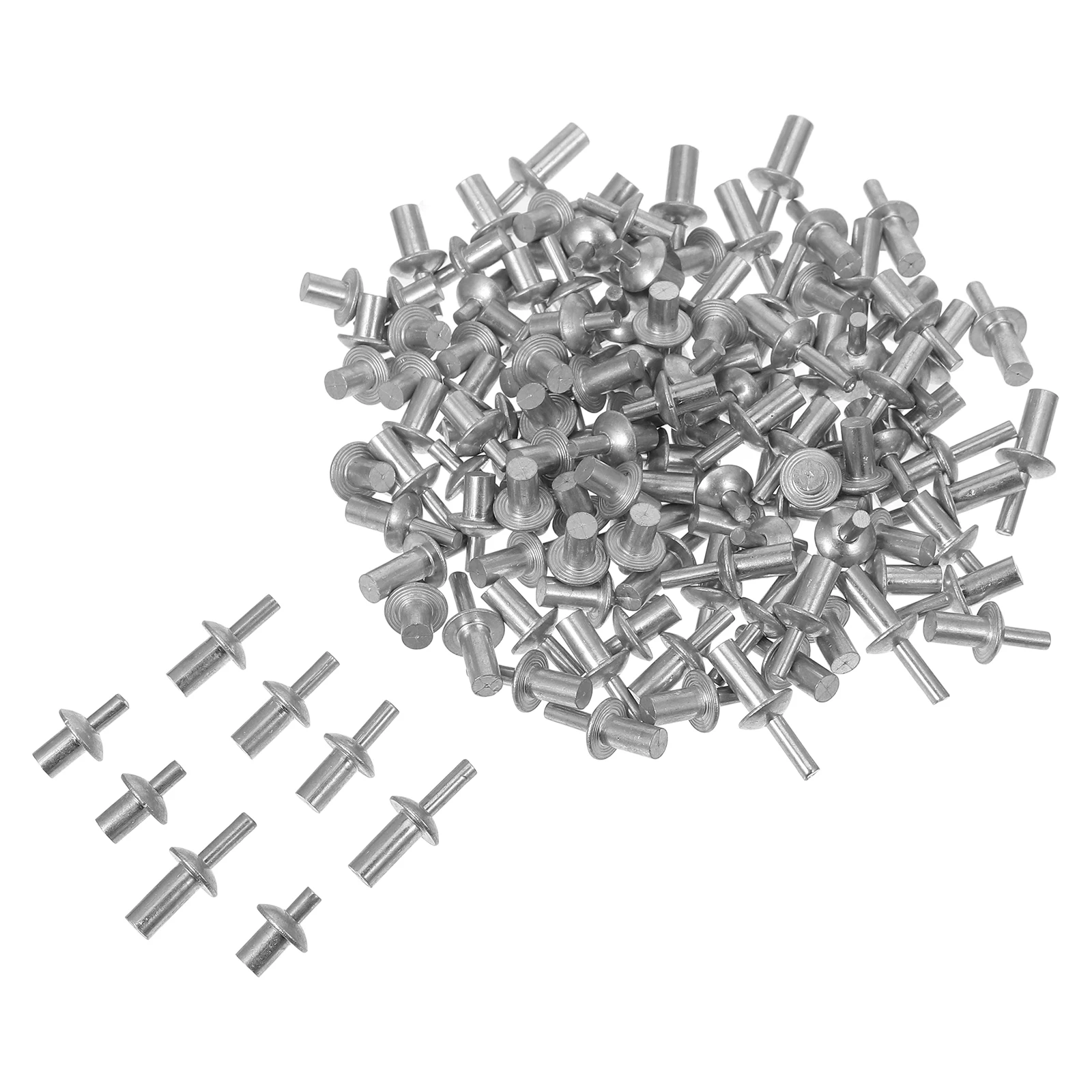 Zestaw nitów z rdzeniem aluminiowym 130 szt., nitonakrętki z łbem do lutowania, technologia nitowania, ulepszony mechanizm rozprężny do użytku domowego.