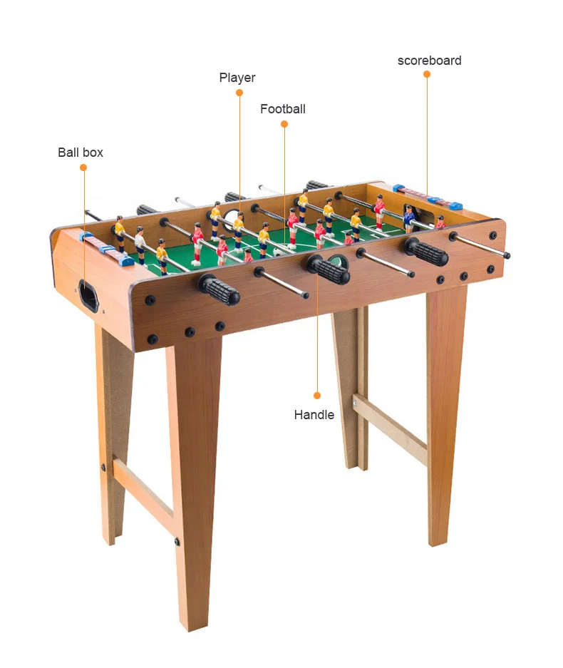 Mini Wooden Soccer Table Football Table for Indoor Games