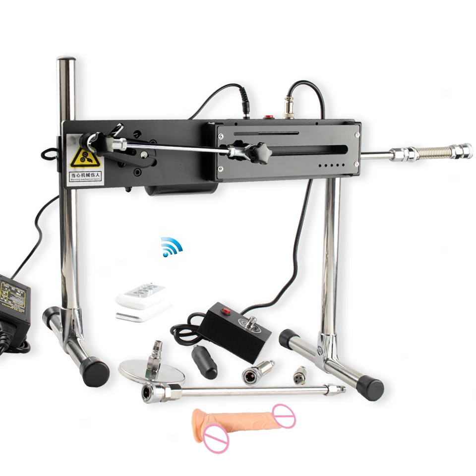 70/120W NEW Sex Machine for Women, Strong Power Turbo Gear, Masturbation Love Machine, V-U-Lock Vibrator, Sex Machine with dildo