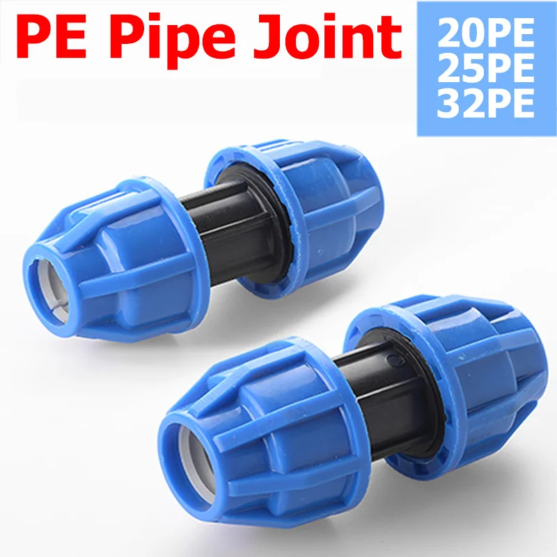 20/25/32mm PE Pipe Quick Connector PE Tube Tap Two Water Splitter Tee Pipe Ball Valve T-Shaped Connector