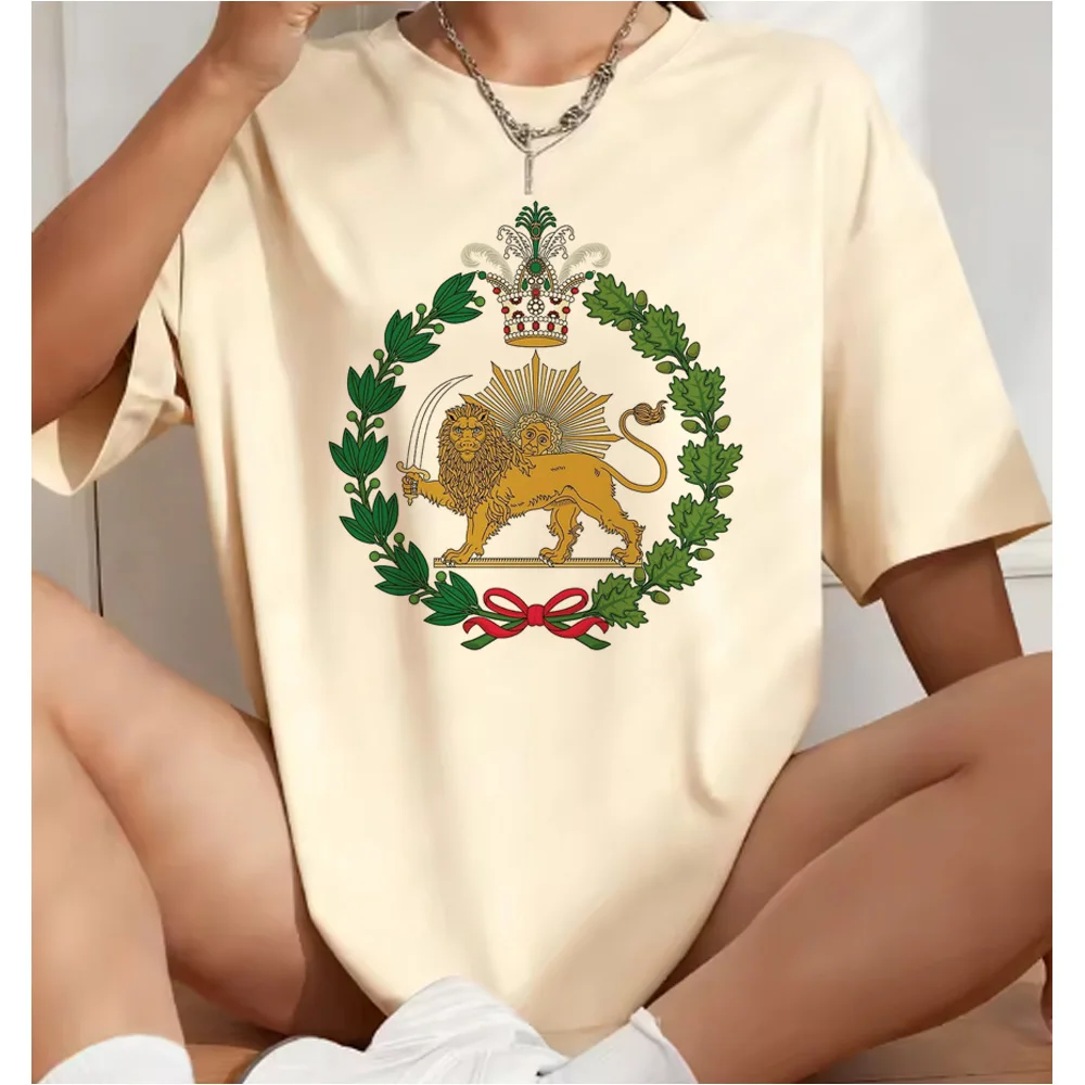 2026 Iran Unisex T-shirt Persian Culture  Map of Iran Gulf and Sea Summer Unisex Streetwear Tee High Quality