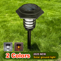 Solar Flame Torch Light Flickering Light Waterproof Garden Decoration Outdoor Lawn Path Yard Patio Floor Lamp