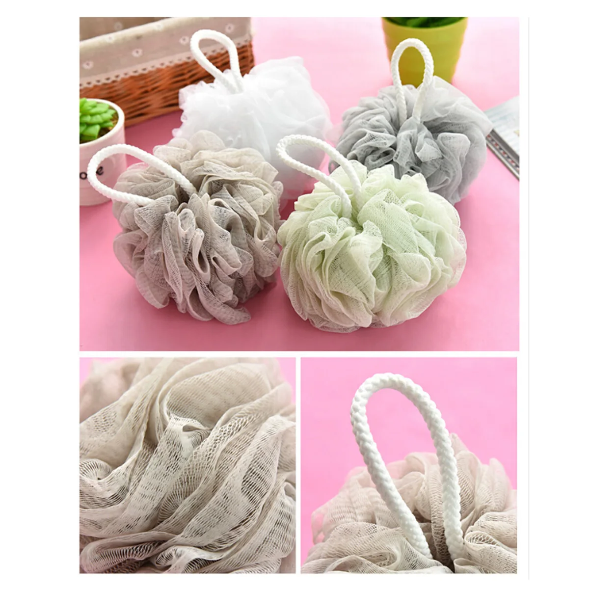 

shower ball bath ball shower sponge bath sponge bath pouf mesh pouf