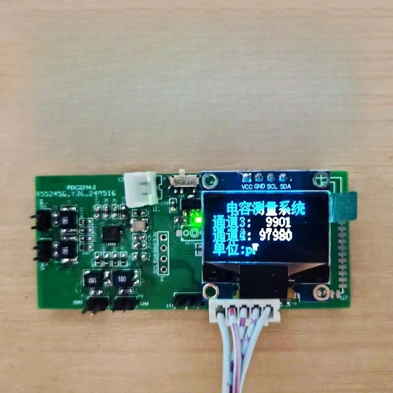 Capacitive sensor, paper counting gesture recognition module Liquid level measurement