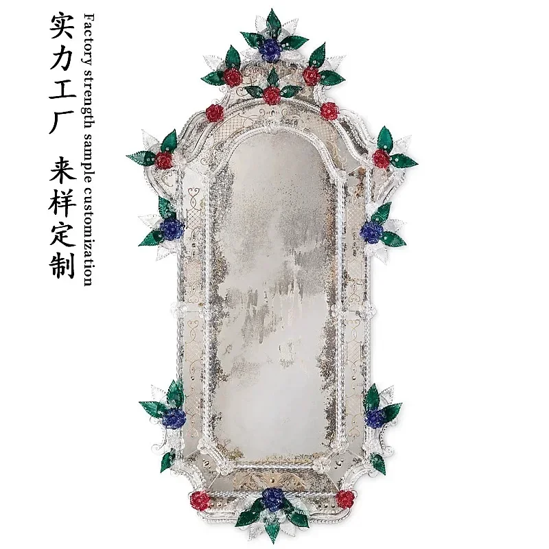 RTD Silver White Rattan Woven Princess Vanity Mirror with LED Lights for Wall Tabletop Home Decor