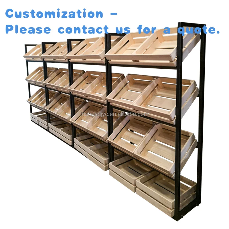 

custom.Shop Display Racks Supermarket Shelf Vegetable and Fruit Display