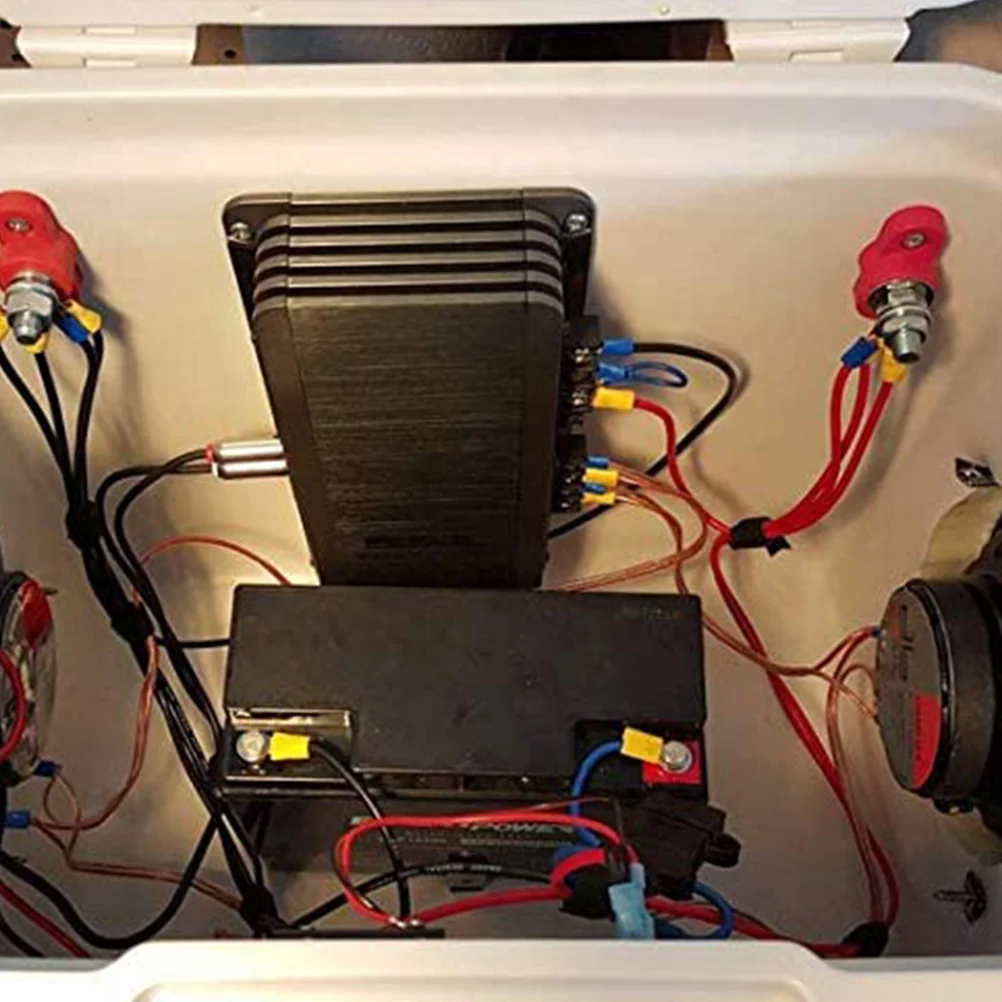 

48V Terminal Block Bus Bar Power Distribution For Truck Rv Boat Car Durable Terminal Strip Heavy Duty Cable Marine Auto