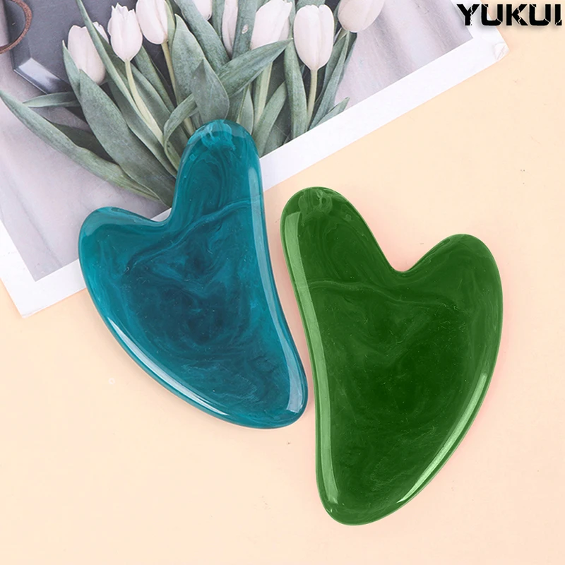 1Pc Resin Beeswax Gua Sha Board Gouache Scraper Massager For Face Body Facial Skin Lifting Wrinkle Remove Beauty Care SPA Tools