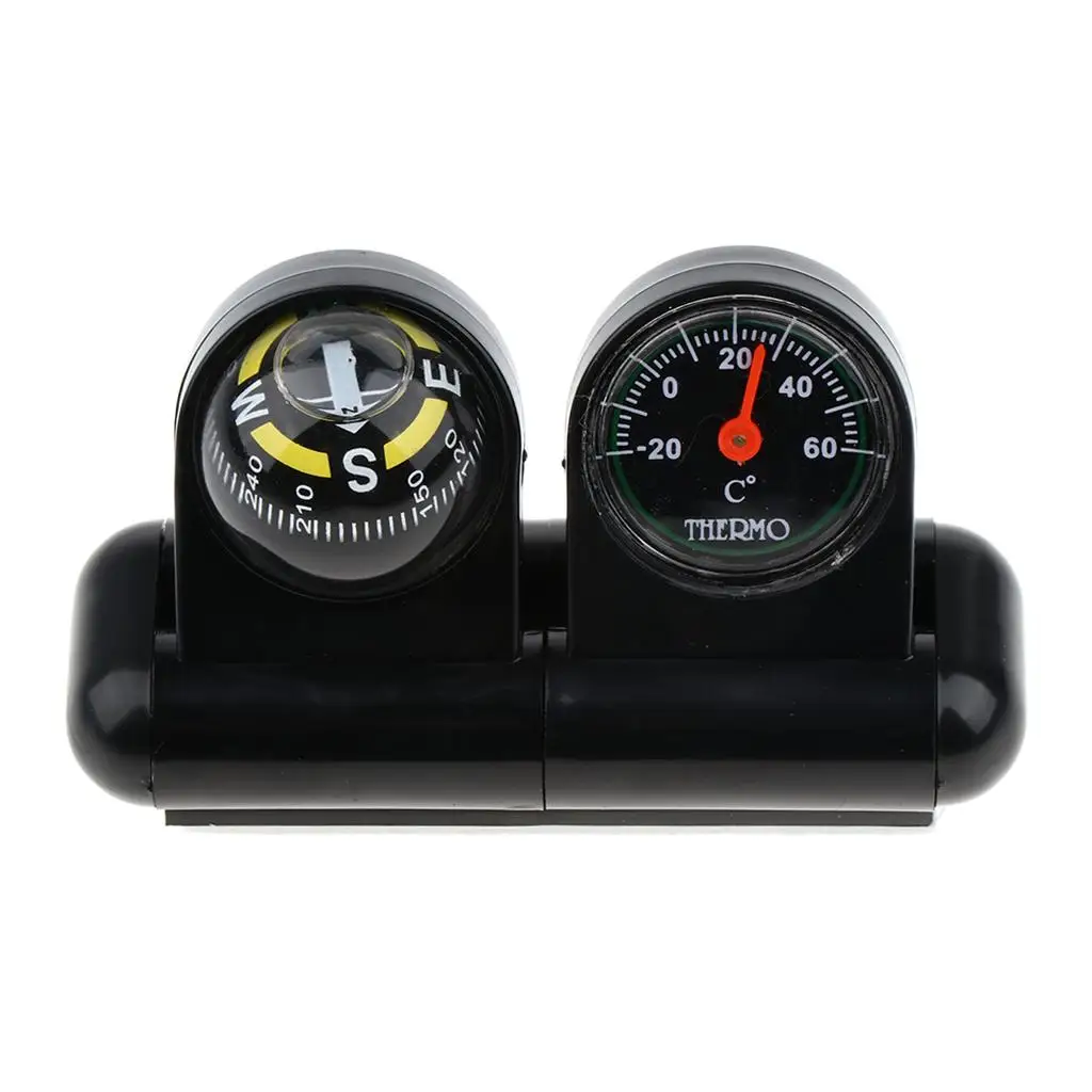 LED Compass Car Dashboard Mount Nautical Navigation Ball ABS Compass for Boat Steering and Home Use