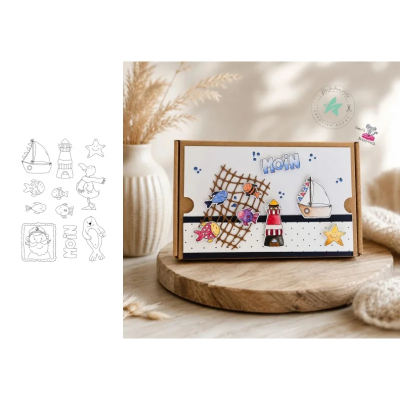 Neues Produkt Vorverkauf: Elchentöter-Schneideformen und Stempel für DIY-Scrapbook-Alben, Dekoration und geprägte Papierkarten