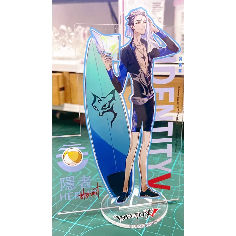 Game Identity V Acrylic Stand Doll Anime Naiad Hermit Prospector Mercenary Embalmer Figure Model Plate Cosplay Toy for Gift