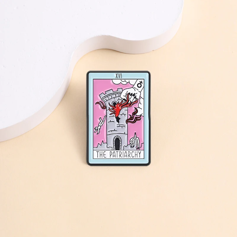Feminist Women Girl Power Enamel Pins Bury the Patriarchy Gender Power Equality Brooches Lapel Badge Jewelry Gifts For Friends view 5