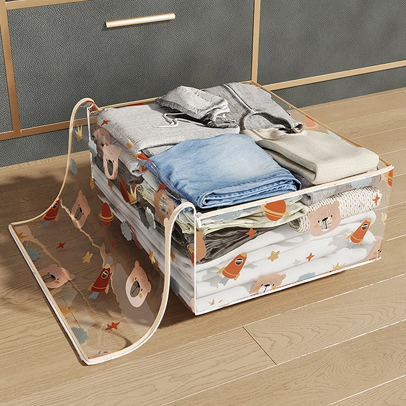 Bed Bottom Storage Box Foldable Clothing Quilt Storage Bag Household Dust and Moisture Bedroom Toy Sundries Organizing Bag