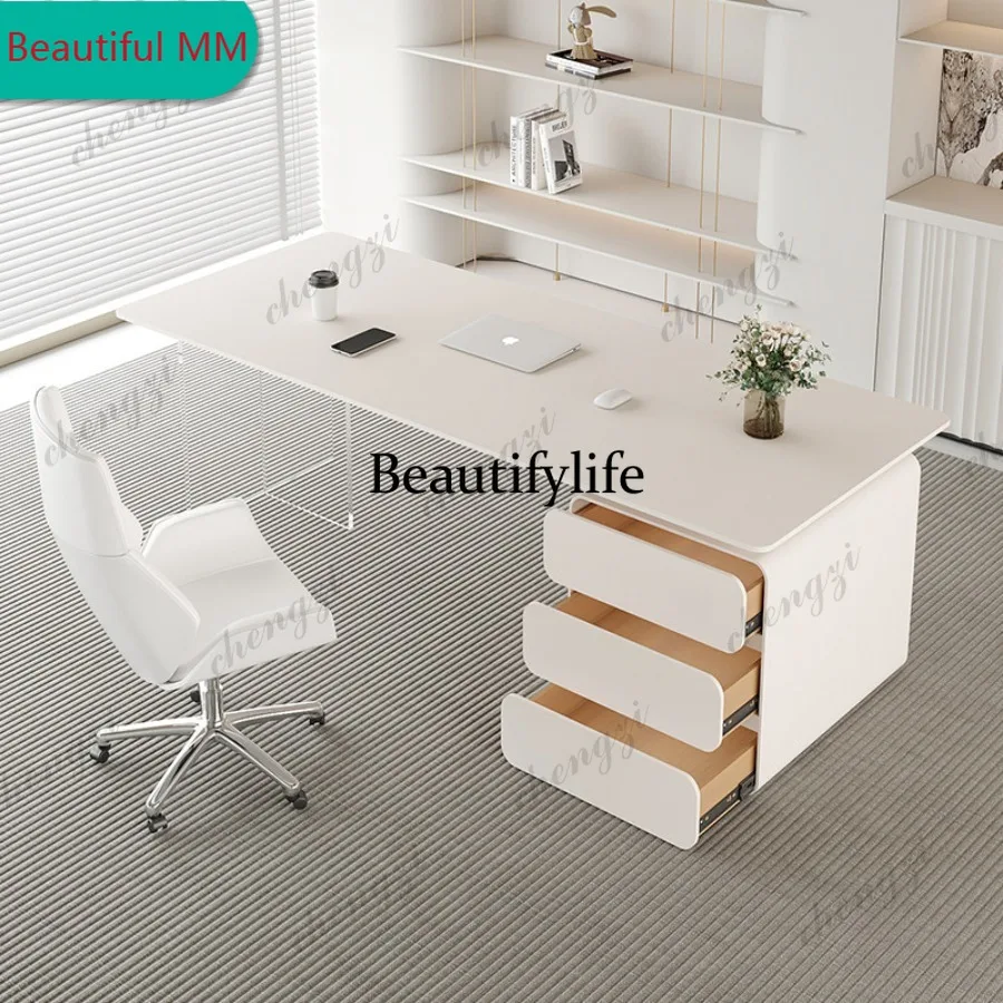 

P182 P182 Italian Designer Office Desks Popular Rectangular Office Desks Minimalist Reinforced Office Furniture Scrivanie Per Uf