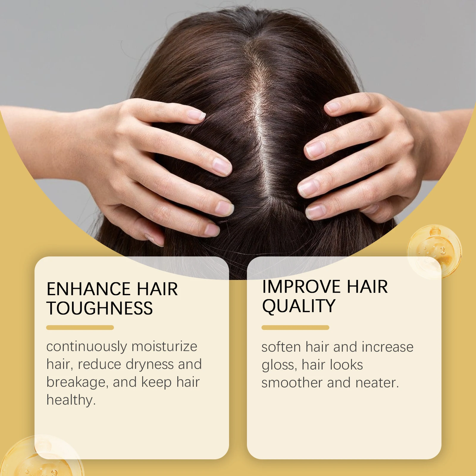 Scalp Hair Balm Reduce Dryness Prevent Hair Breakage Increase Gloss Nourish Scalp Anti Hair Loss Frizz Control Repair Hair Cream