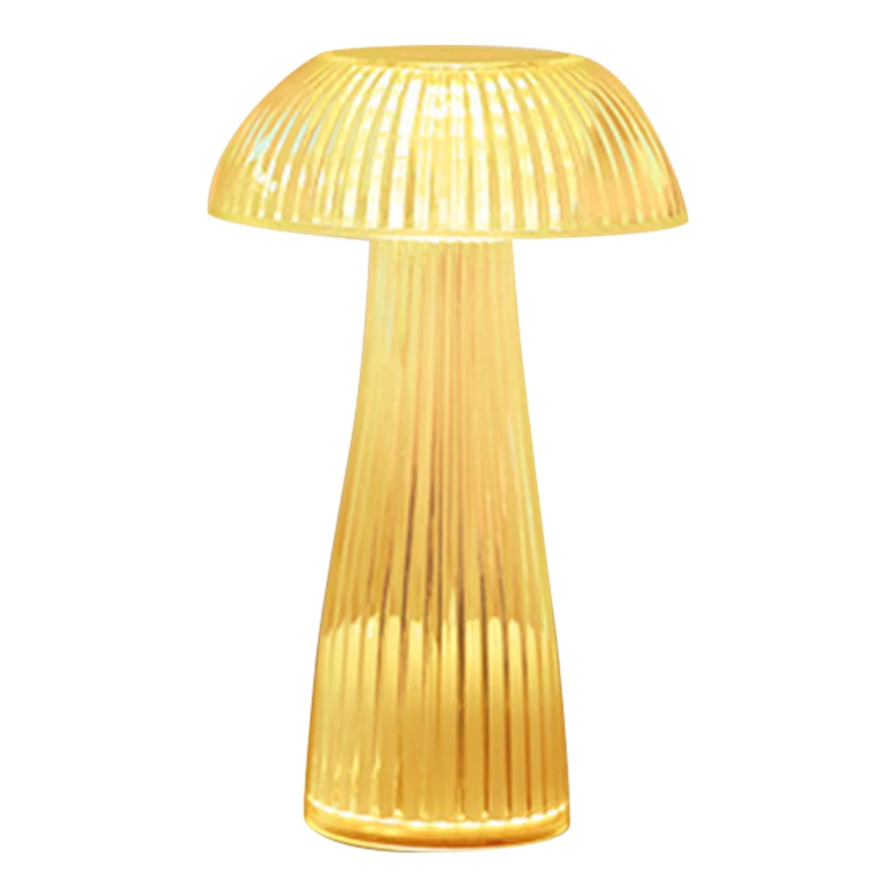 Creative Jellyfish Table Lamp Warm Light Romantic Mushroom Night Lamp Eye-Protective USB Charging Gift for Friends