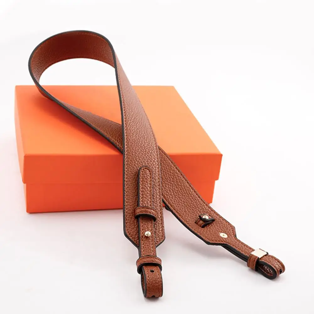 

Кожаный ремень для сумок с узором личи, регулируемый сменный ремень через плечо с ручкой для сумки, женские модные аксессуары для сумок «сделай сам»