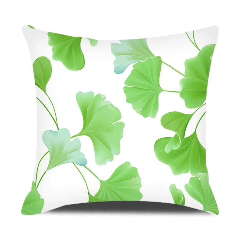 Green Yellow Plaid throw pillow cover with short plush print for living room sofa decoration cushion cover pillow covers