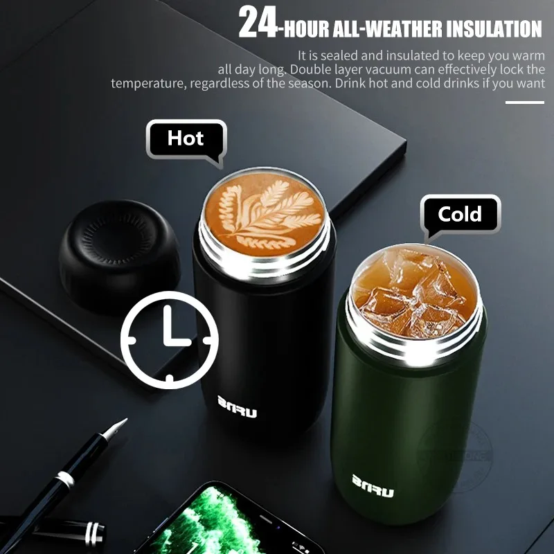 450ML 316 Stainless Steel Coffee Vacuum Capsule Cup Thermos Travel Drink Water Bottle Modern minimalist business Thermoses Cups