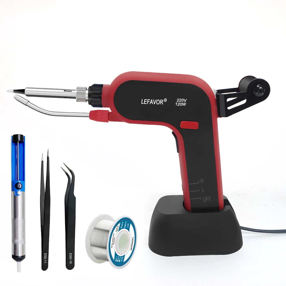 Pistola per saldatore elettrico Saldatore per riscaldamento interno portatile Invia automaticamente lo strumento di riparazione per saldatura con pistola di stagno