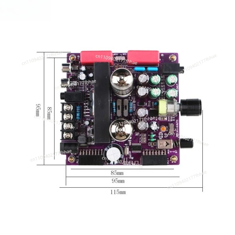 Bluetooth 5.0 Bile Machine Power Amplifier Tube Front Stage Vocal HIFI Bile Machine TDA7377 Rear Stage Bile Machine 2 * 30W
