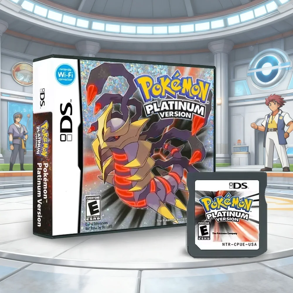 Carte de jeu Pokemon NDS Diamond Pearl Soul Silver Heart Gold Platinum édition américaine (édition de carte R4)