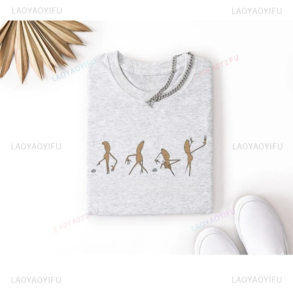 Marcus The Worm Funny Meme T Shirt Humor Adult Joke Printed Casual Fashion Loose Man Tshirt Cotton Short Sleeve Women T-shirt