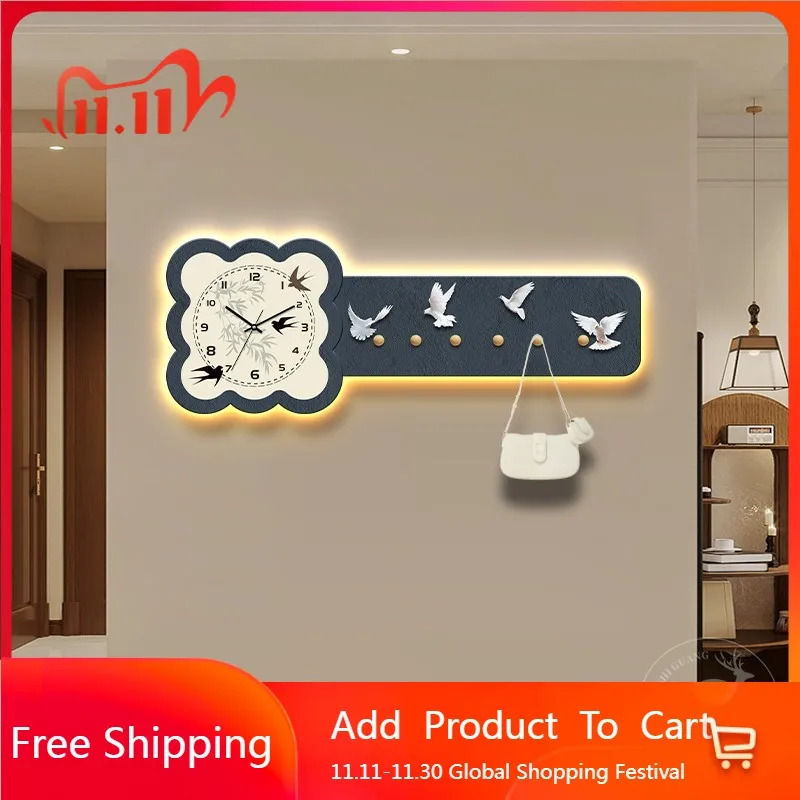 

Art Mural Wall Clocks Living Room Luxury Digital Modern Bedrooms Wall Watch Design Minimalist Relogio De Parede Home Decoration