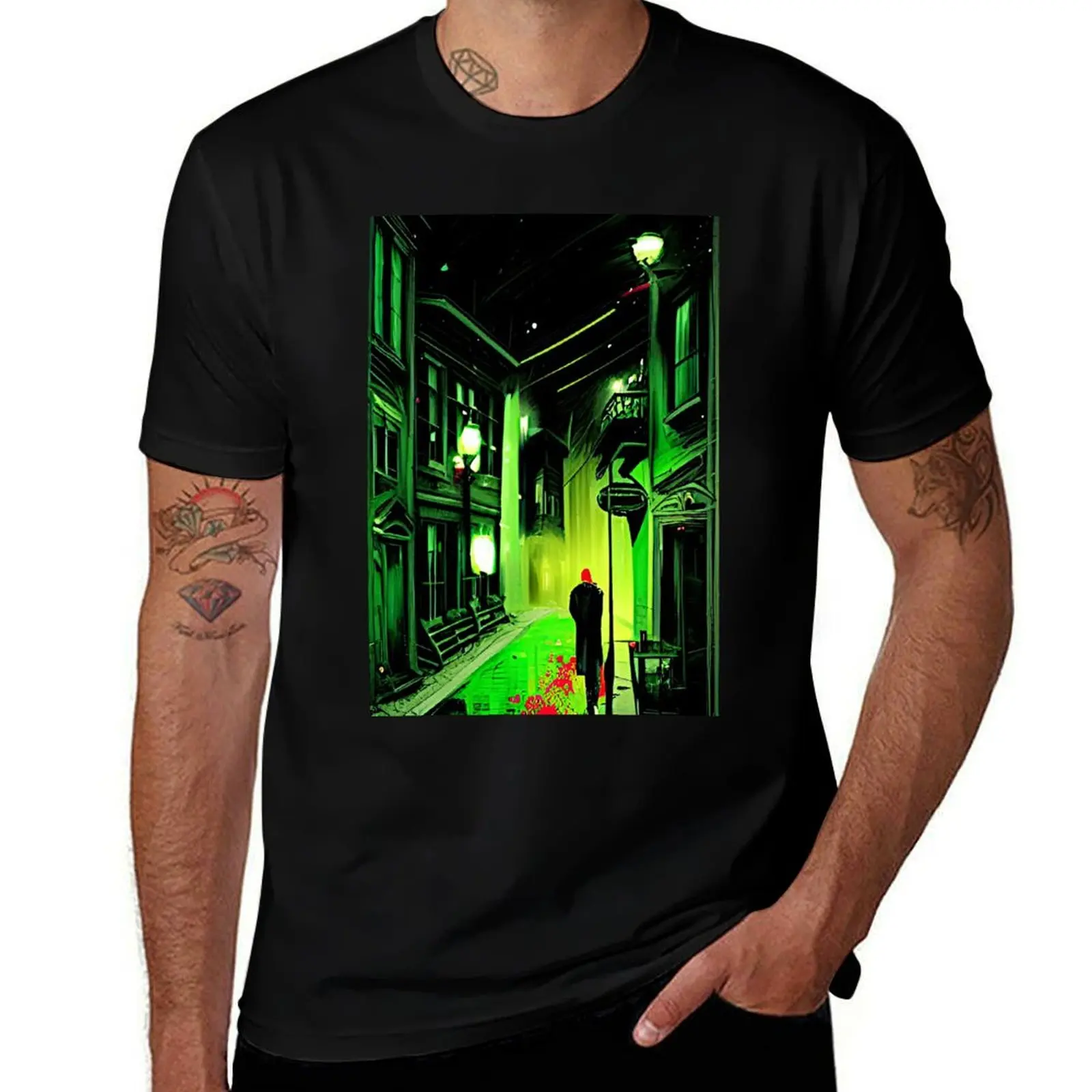 

DJF Retrowave Collection T-Shirt vintage summer tops Blouse tees T-shirt men