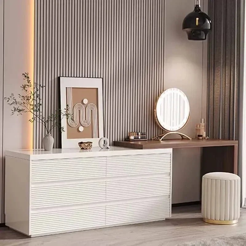 Organizer Storage Dressing Table Vanity Modern Comfortable Bedroom Drawers Dressing Table Stool Fashion Schminktisch Furniture