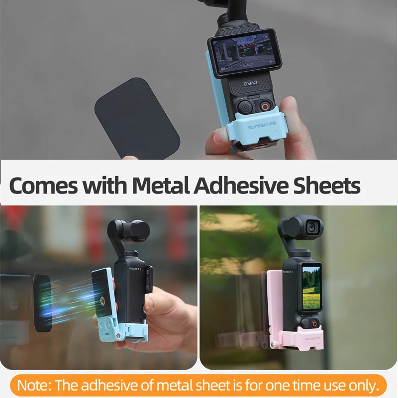 Magnetische Halterung für Osmo Pocket 3, zerlegungsfreie magnetische Halterung, 1/4 Kaltschuhwinkel, verstellbarer Desktop-Basis-Erweiterungsadapter