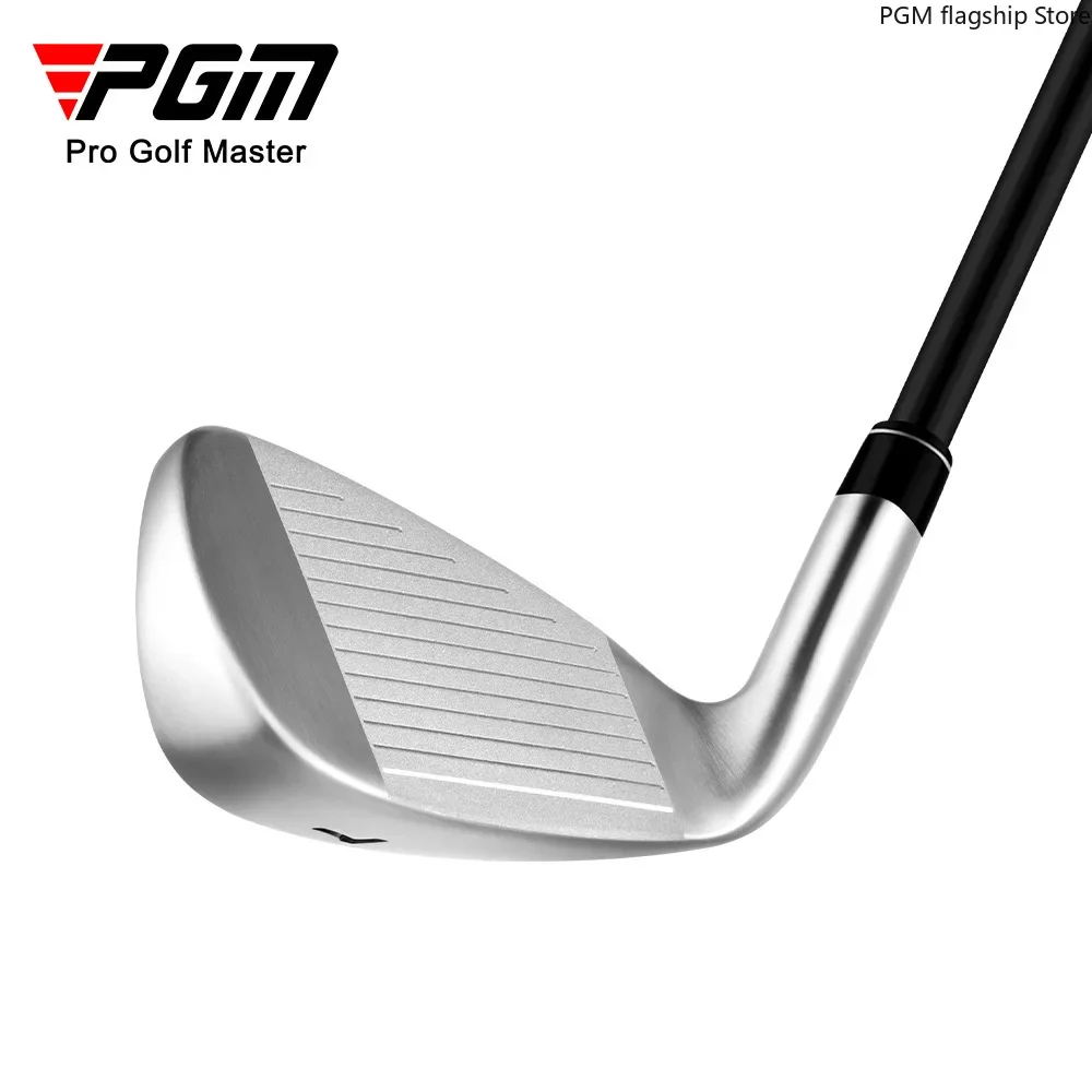 Pgm Mão Direita Clube De Golfe Para Homens, Cabeça De Aço Inoxidável, Pólo De Carbono, Pólo De Prática De Golfe, 7 Ferro, TIG051