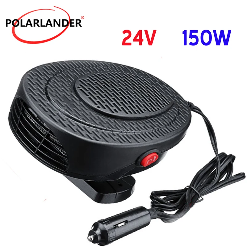 

12V/24V Protable Auto Car Heater Cool & Warm Defrosting Two in One Function New Heating Fan Demister 360° Rotating Bracket 150W