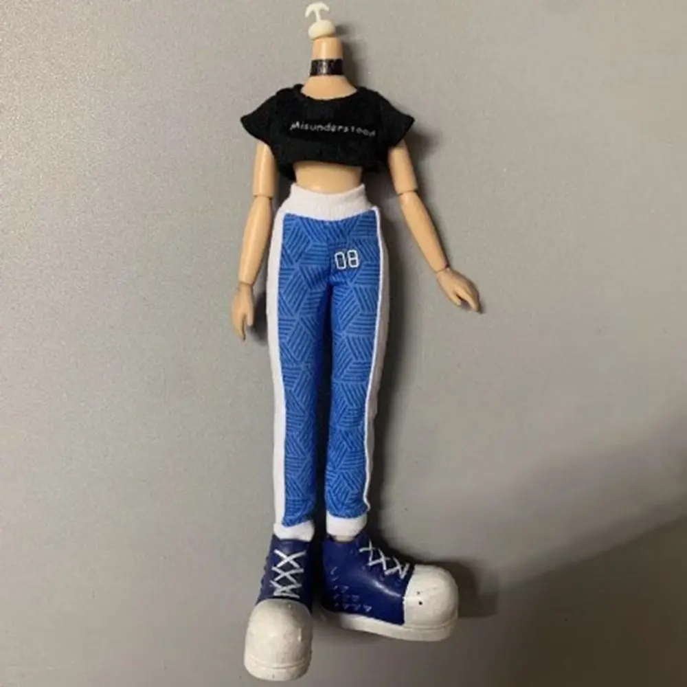 Moda boneca vestidos roupas casuais usa boneca bonito roupa saia diy acessórios crianças brinquedos para 1/6 bjd 27 28 28 28cm boneca