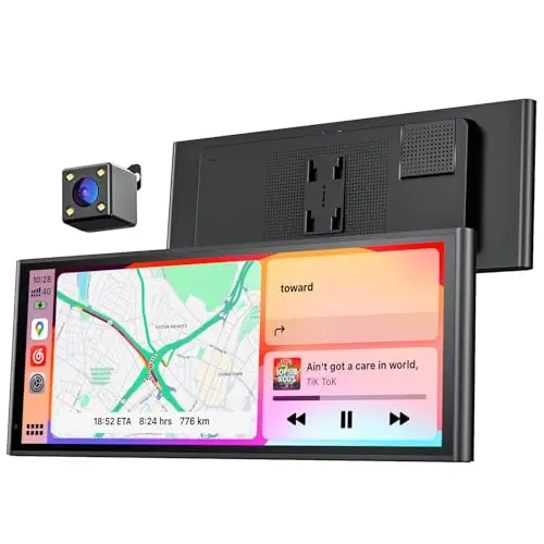 

Shop 10.26inch Carplay MP5 Player Portable BT Touch Srceen Wireless Carplay Android Auto Car Radio.