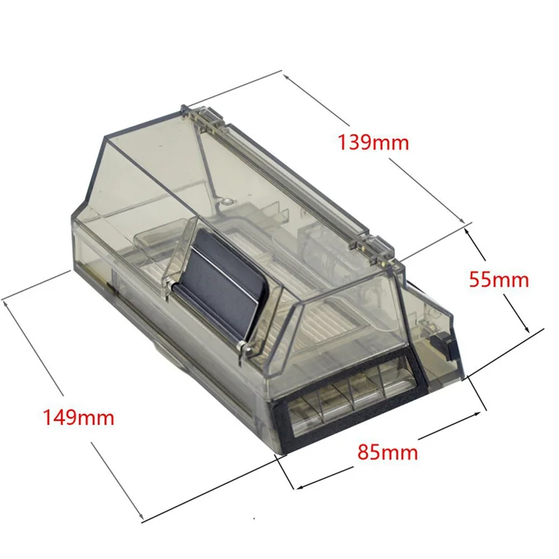 ABZA-Enhanced Staubsammelbox mit Filter für Lydsto W2, UWANT U200, U260, S1 Roboterstaubsaugerzubehör