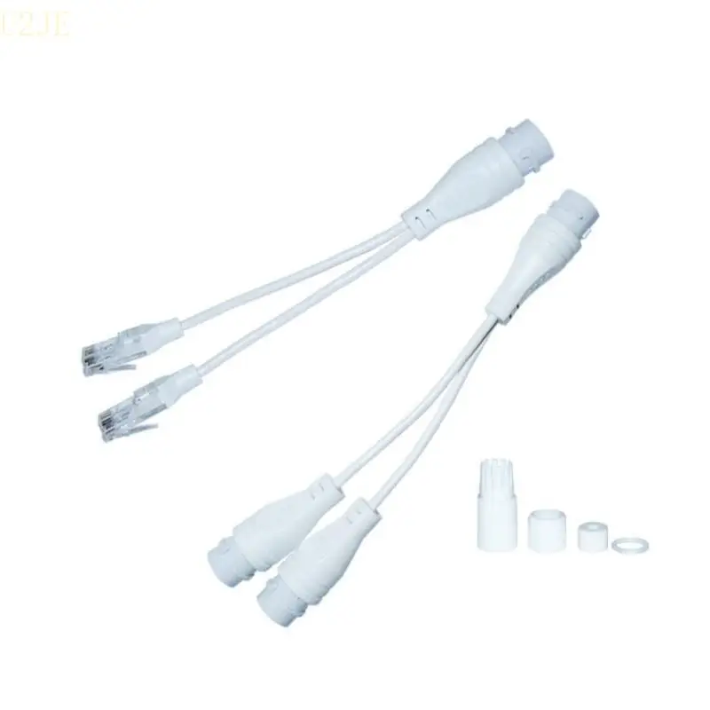 U2JE 2 Porta Poe Cable Passive Power sobre o Adaptador Ethernet Poe Splitter Splitter Injetor Módulo Fonte Putentação