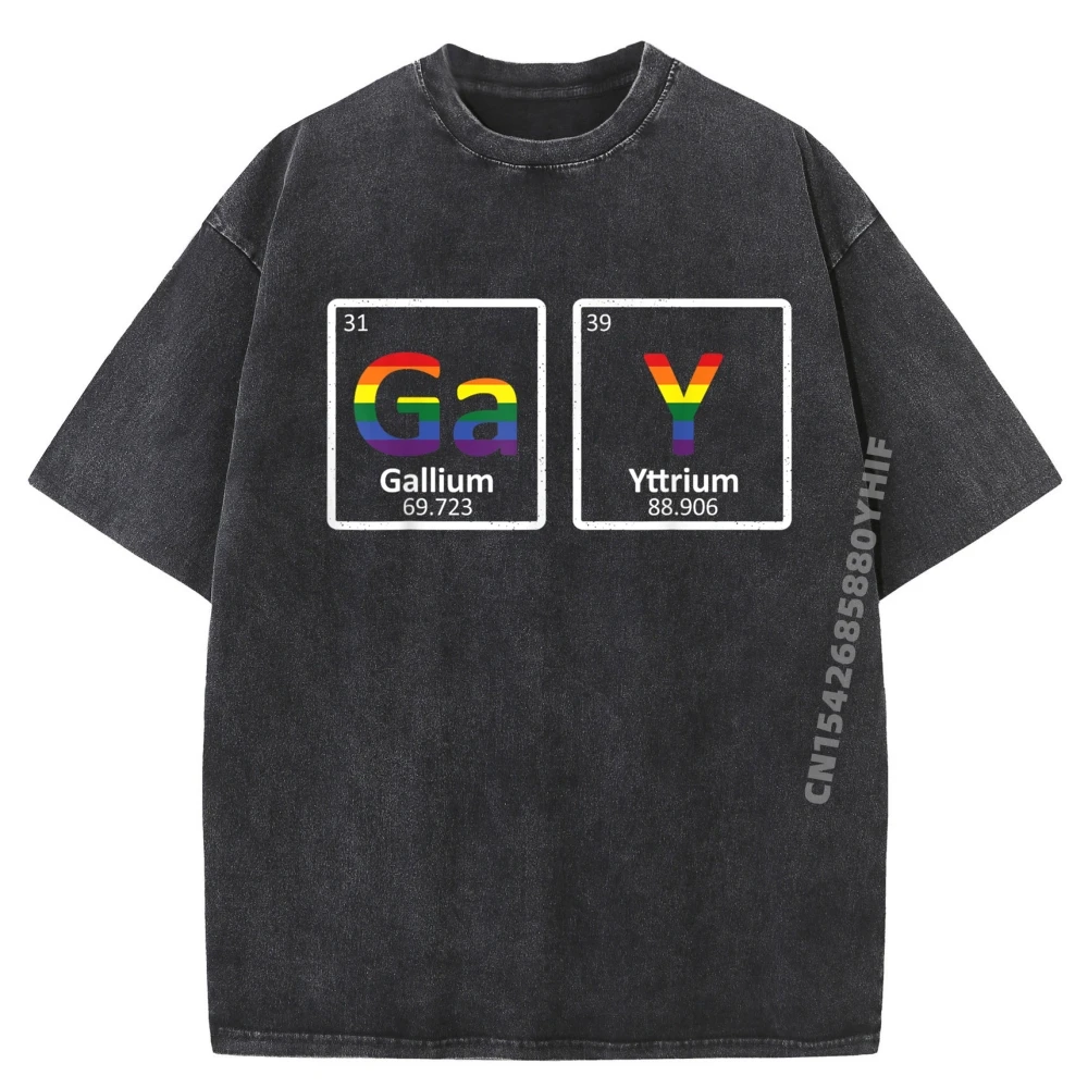 

Гей-париодическая таблица Gallium Yttrium LGBT Pride Rainbow Мужская одежда Мужские футболки Повседневная стираная Camisa Хип-хоп