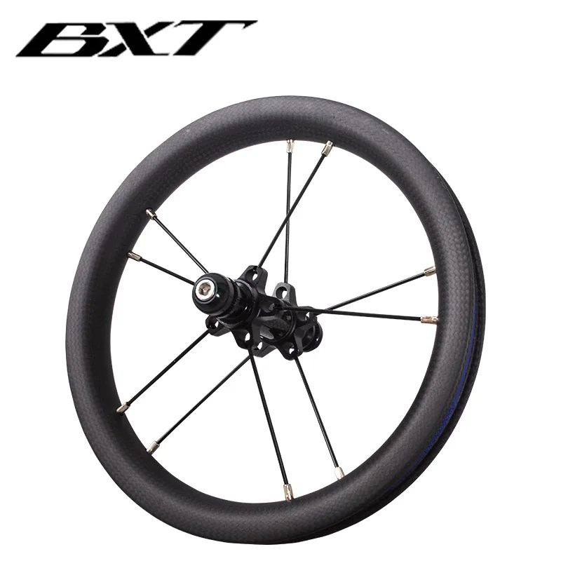 BXT New 12inch wheelset Kids Bike Wheels 85*9mm/95*9mm Bicycle Carbon Fiber Wheel 12in balance Wheels