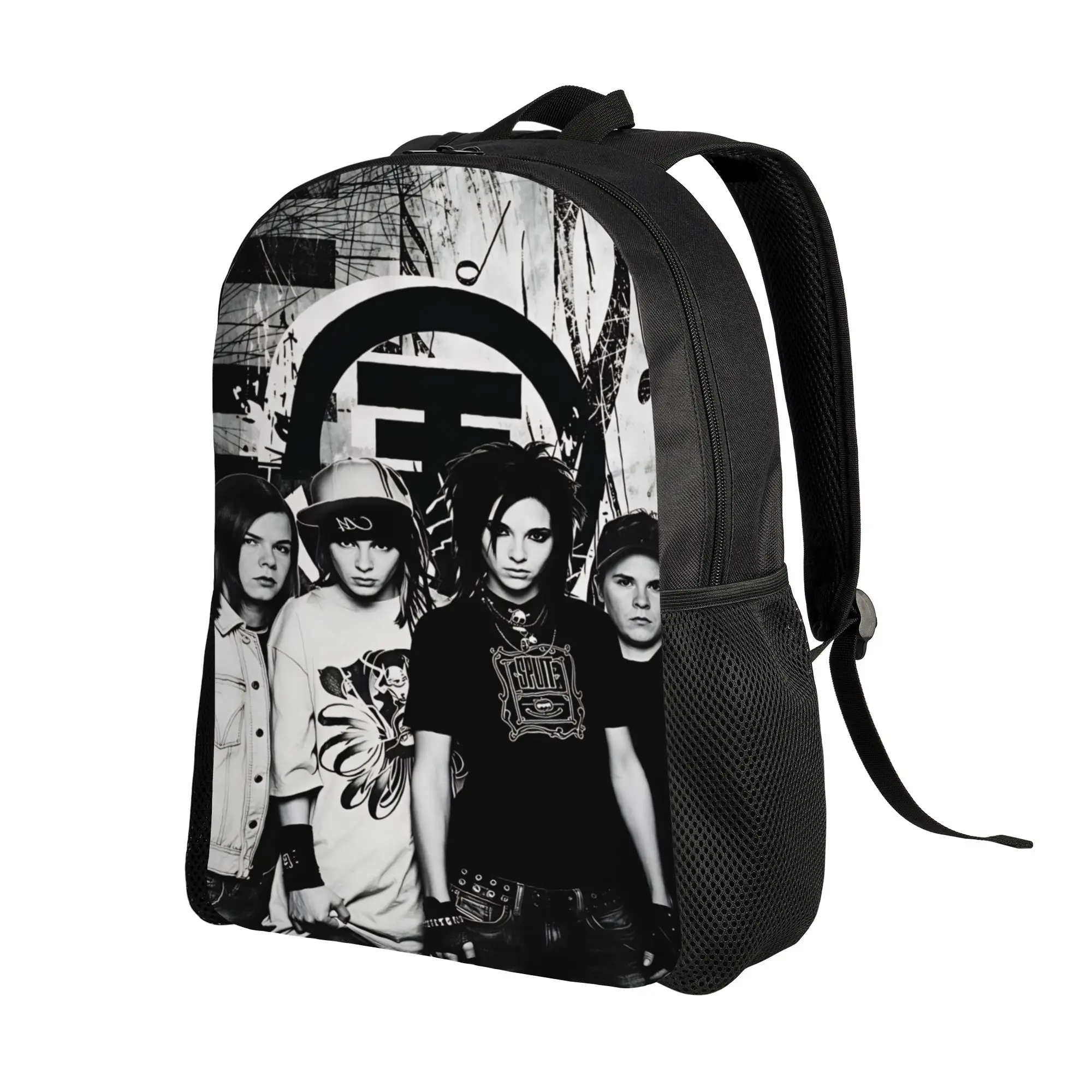 Tokio Hotel Bill Tom Kaulitz  Backpack  Modern Backpacks Women Men Travel Print High School Bags Custom Rucksack