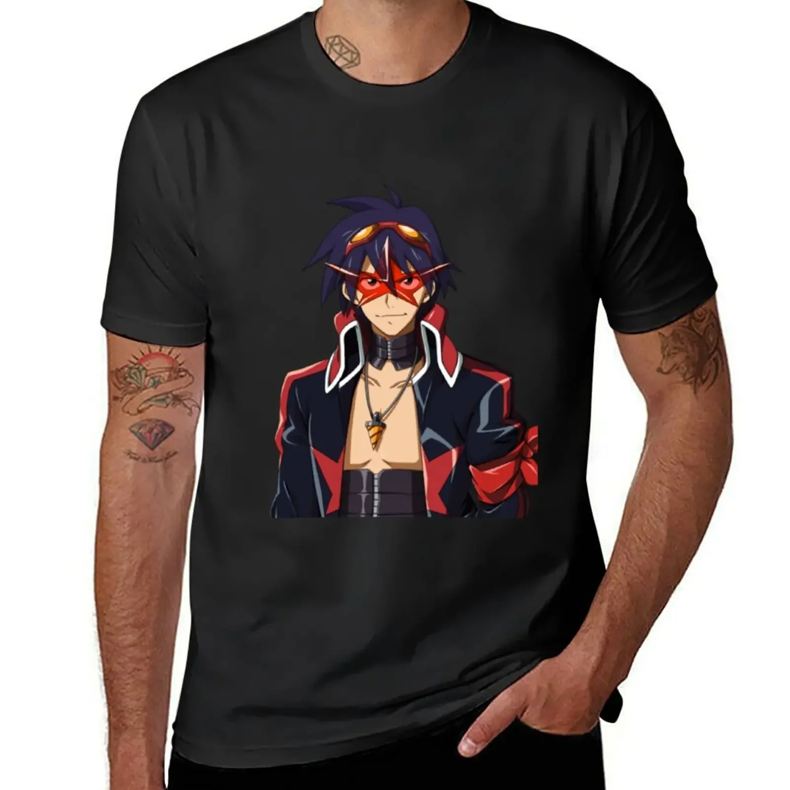 

Gurren Lagann - Simon T-Shirt cute clothes anime figures boys animal print t shirts for men graphic