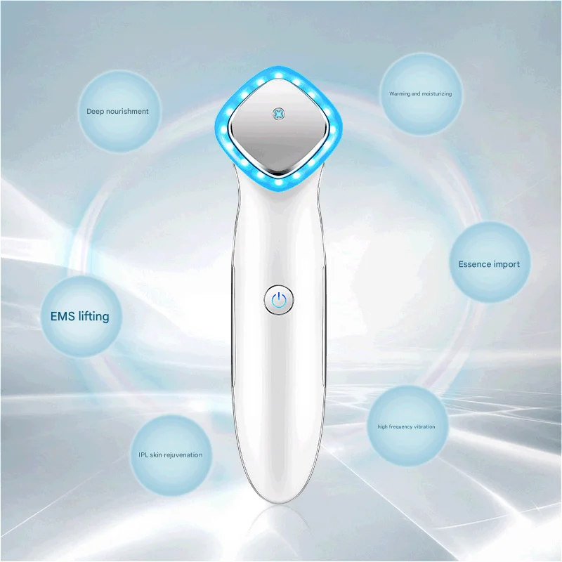 Beauty instrument facial electric essence introduction instrument facial color light ems lifting and firming beauty instrument