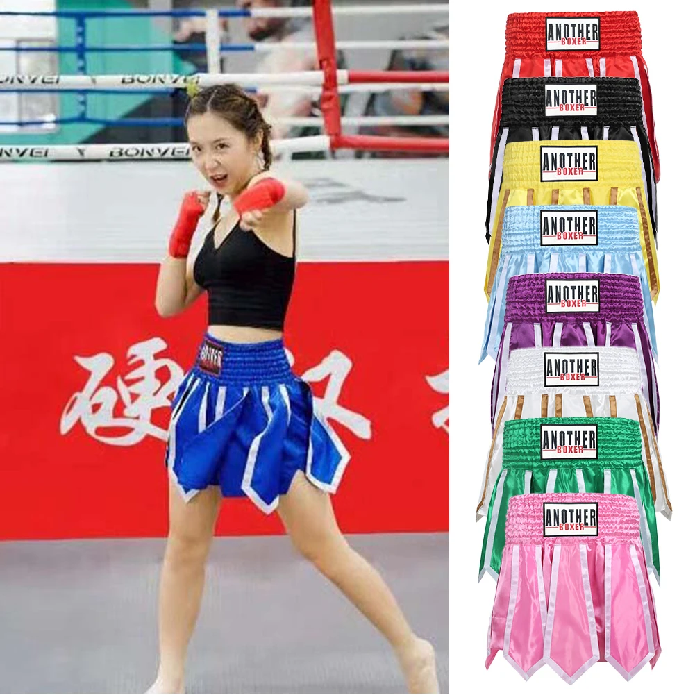 

Men Women Kids MMA Martial Arts Muay Thai Boxing Shorts Sanda Bjj Fight Jujitsu Combat Pants Soft Muaythai Sports Clothes