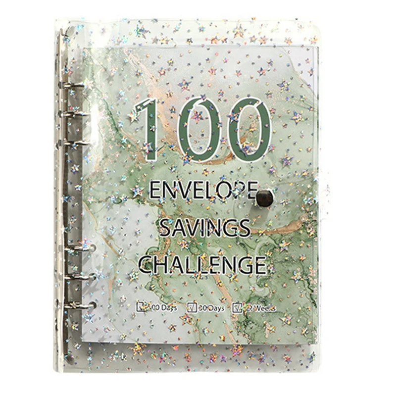 100 Envelope Challenge Binder Savings Binder For Save 5050 With Cash Envelopes For Budget Planning