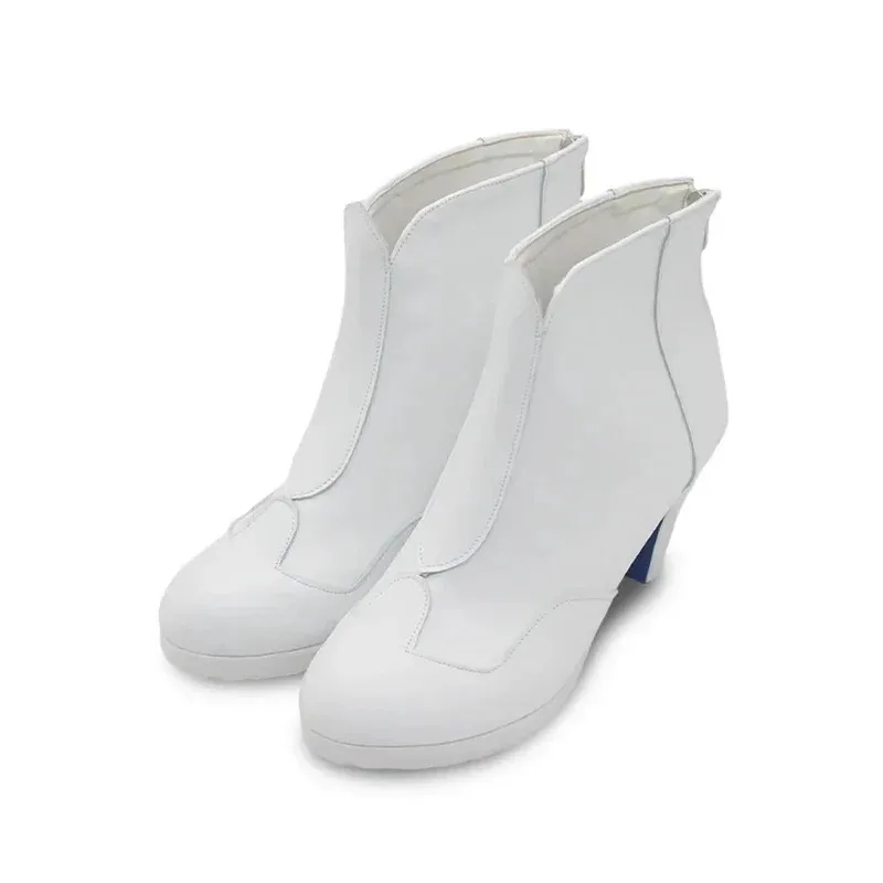 

FGO Saber Morgan PU Leather Shoes Cosplay Prop Halloween Party Boots Custom Madex;3,v'6.f;9,