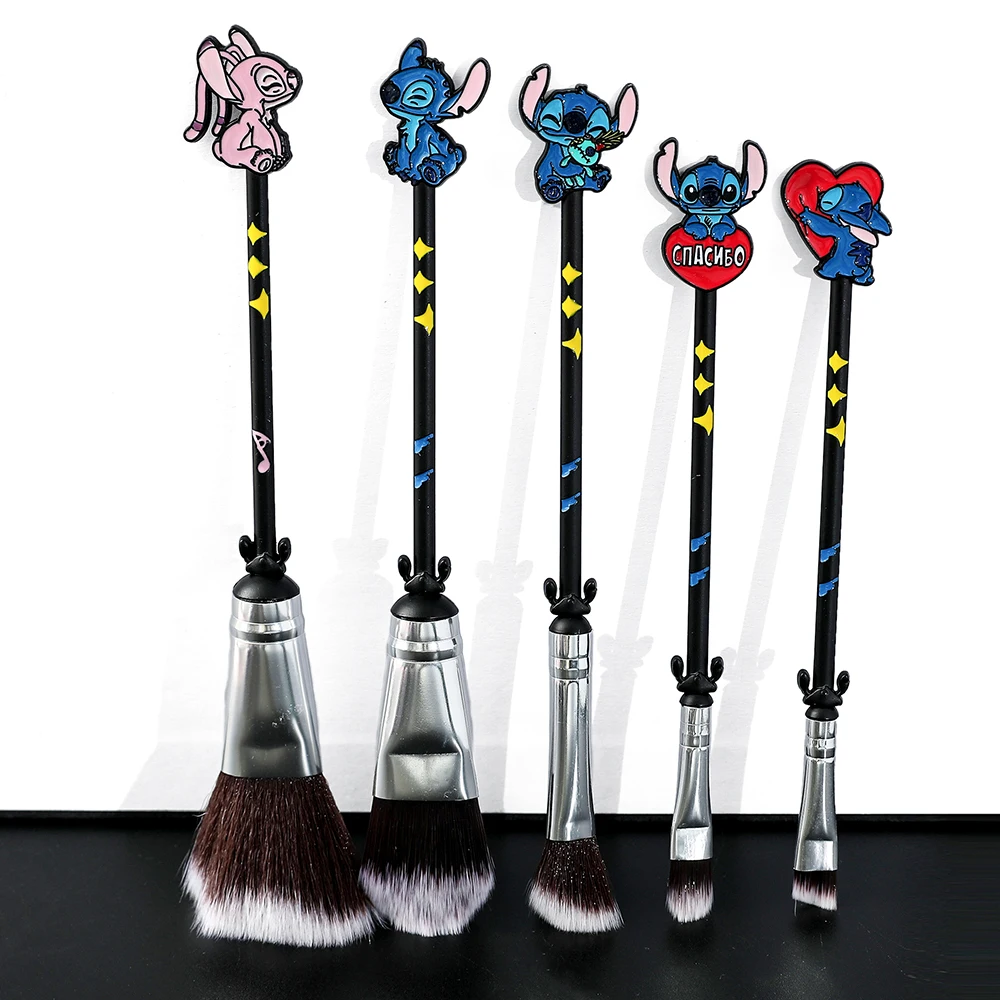 Kawaii Stitch Makeup Brush Disney Lilo & Stitch Cartoon Stitch Foundation Brush Eye Shadow Brush for Girl Women Makeup Tool