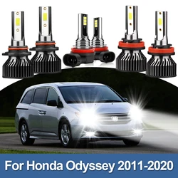 LED Headlight Bulbs High Low Beam For Honda Odyssey Headlamps Fog Lights Kit 2011 2012 2013 2014 2015 2016 2017 2018 2019 2020