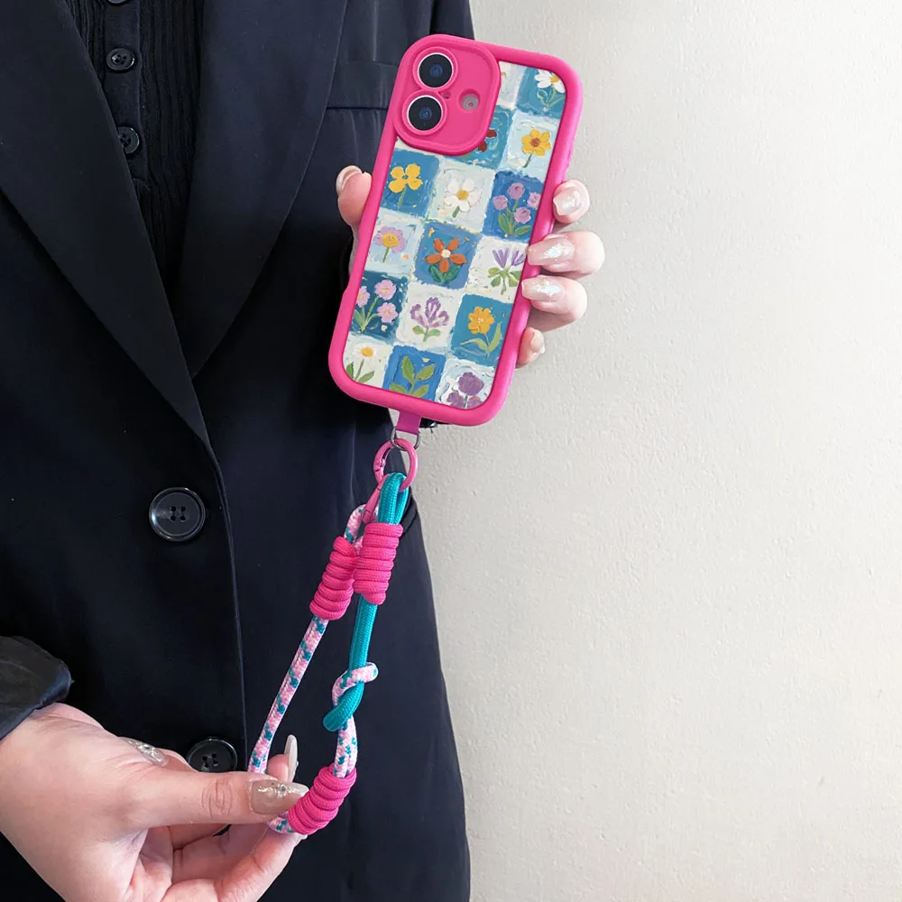 Cxd5Case ForSamsungA56 55 36 26 16 06 15 35 25 54 34 24 73 53 21 71 51 31 72 52 32 14 13 12 17 07 زهرة Crossbody غطاء الحبل