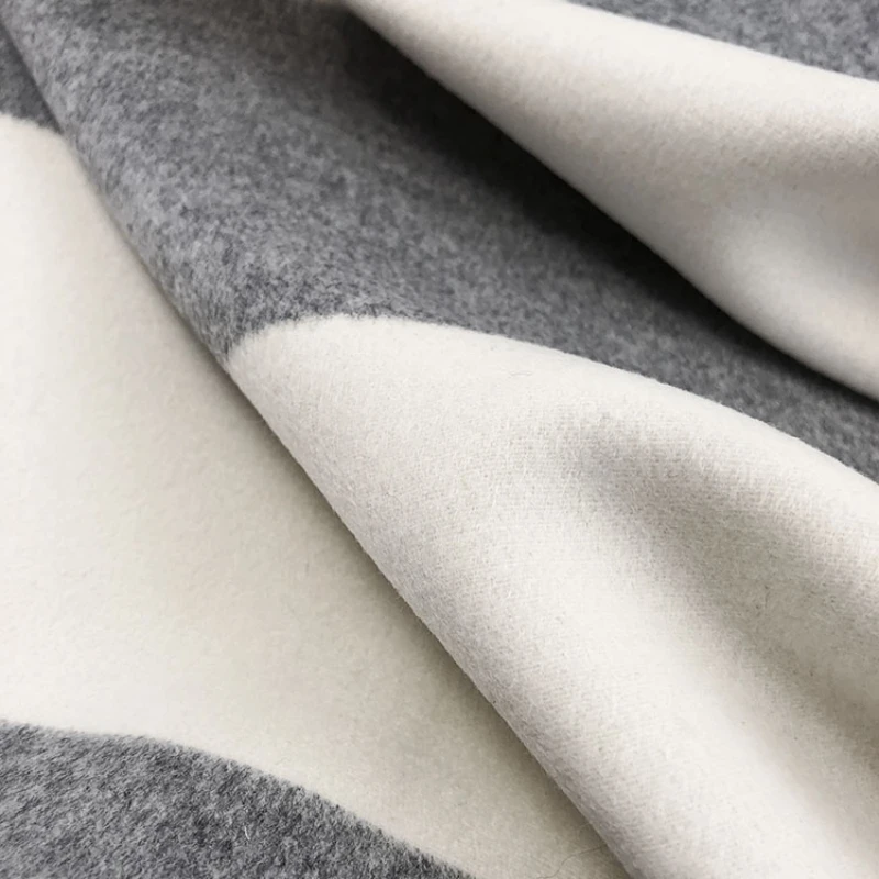 

Pure Double-sided Wool Fabric Brand Fashion Design Haute Couture Autumn Winter Coat Cloth by the Meter Diy for Sewing Material